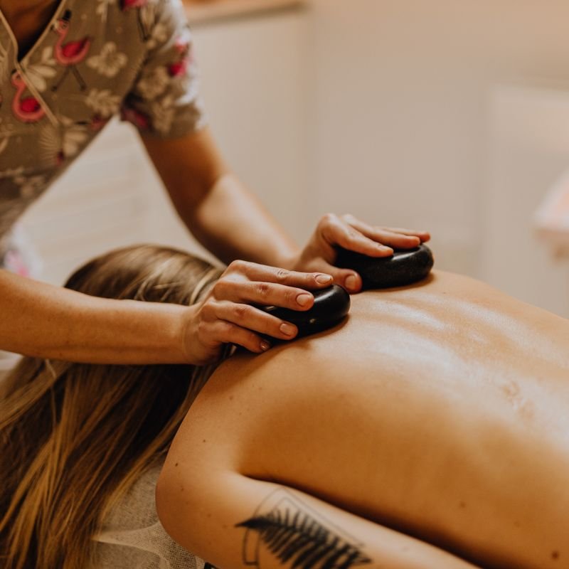 Illustrative photograph: Hands-on care and treatment
